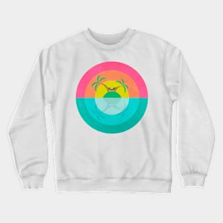 Summer Island Unicorn Crewneck Sweatshirt